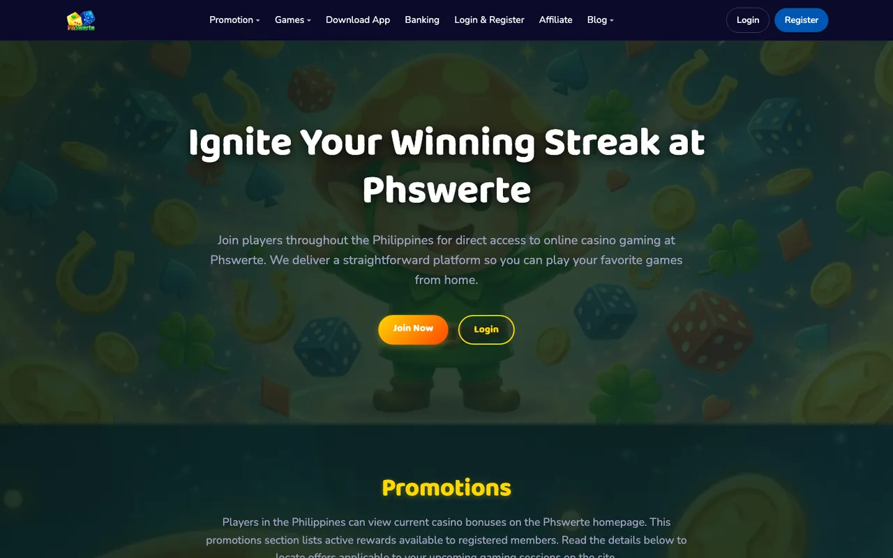 PHSWerte homepage screenshot