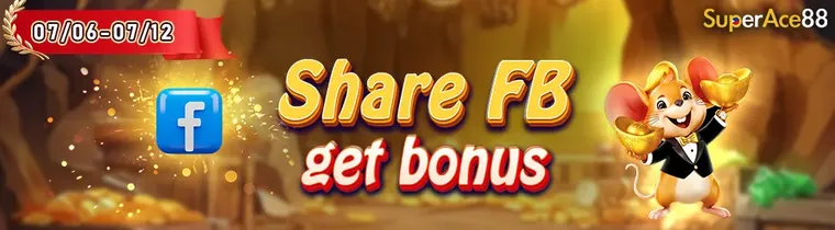 Superace88 Weekly FB share Free 58 06/22-06/28
